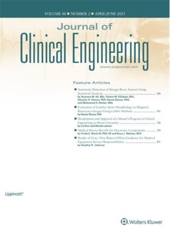 Journal Of Clinical Engineering Magazine Subscription
